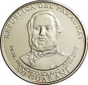 1000 Guaraníes obverse image