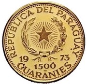 1500 Guaraníes Munich Olympics - Boxer obverse image