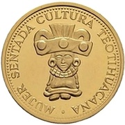 1500 Guaraníes Teotihucana Culture Sculpture reverse image