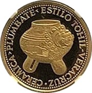 1500 Guaraníes Veracruz Ceramica Vase reverse image