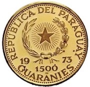 1500 Guaraníes Veracruz Culture Sculpture obverse image
