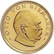 1500 Guaraníes Otto von Bismarck reverse image