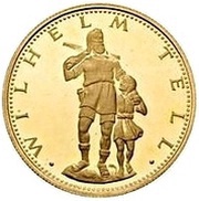 1500 Guaraníes Wilhelm Tell reverse image
