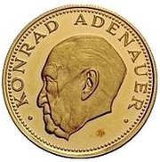 1500 Guaraníes Konrad Adenauer reverse image