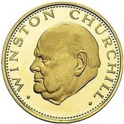 1500 Guaraníes Winston Churchill reverse image