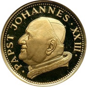 1500 Guaraníes Pope John XXIII reverse image