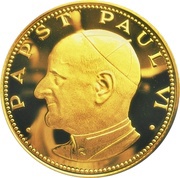 1500 Guaraníes Pope Paul VI reverse image