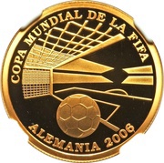 1500 Guaraníes FIFA World Football Championship - Germany 2006 reverse image