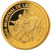 1500 Guaraníes FIFA World Cup - Russia 2018 obverse image