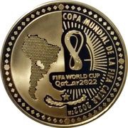 1500 Guaraníes FIFA World Cup Qatar 2022, Paraguay, 2021 reverse image