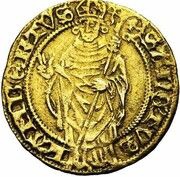 Florin "Postulate" - Louis of Bourbon, Belgium, 1466-1477 reverse image