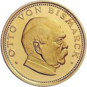 3000 Guaraníes Otto von Bismarck, Paraguay, 1974 reverse image