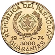 3000 Guaraníes Wilhelm Tell obverse image