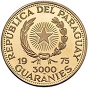 3000 Guaraníes Holy Trinity Church obverse image
