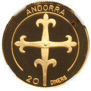 20 Diners Queen Isabella I obverse image
