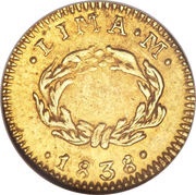 ½ Escudo reverse image