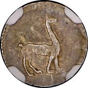 ¼ Real obverse image