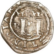 ½ Real - Felipe II RI, with R reverse image