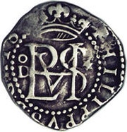 ½ Real - Felipe II monogram obverse image