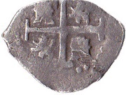 ½ Real - Felipe V, Peru, 1701-1728 reverse image