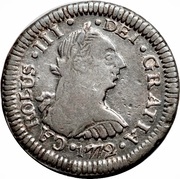 ½ Real - Carlos III portrait obverse image