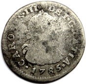 ½ Real - Carlos III portrait obverse image