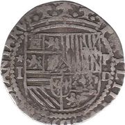 1 Real - Felipe II Cross type obverse image