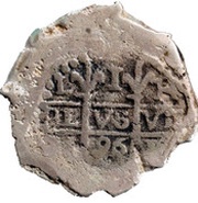 1 Real - Carlos II reverse image