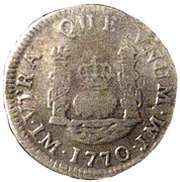 1 Real - Carlos III Colonial Milled Coinage, Peru, 1760-1772 reverse image