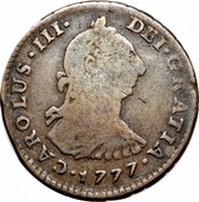 1 Real - Carlos III Colonial Milled Coinage obverse image