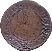 Brûlé of 12 sols - Ernest of Bavaria titles reverse obverse image
