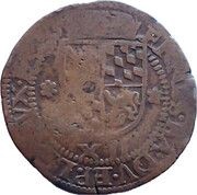 Brûlé of 12 sols - Ernest of Bavaria titles reverse reverse image