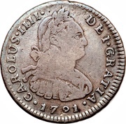 1 Real - Carlos IV Numeral IIII obverse image