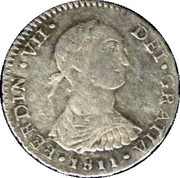1 Real - Fernando VII Colonial Milled Coinage obverse image