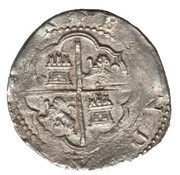2 Reales - Felipe II, Peru, 1570-1577 reverse image
