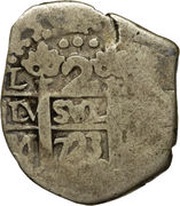 2 Reales - Felipe V, Peru, 1701-1728 reverse image