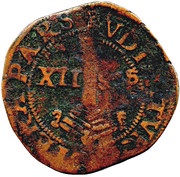 12 Sols Brûlé "½ Aidant or Gigot"- Ernest of Bavaria reverse image