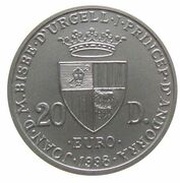 20 Diners - Joan Martí i Alanis Human Rights obverse image