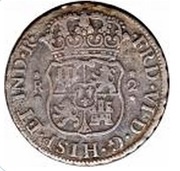 2 Reales - Fernando VI arms obverse image