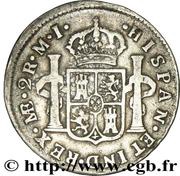 2 Reales - Carlos III portrait, Peru, 1785-1789 reverse image