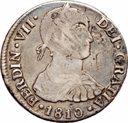 2 Reales - Fernando VII 1st type obverse image