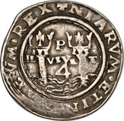 4 Reales - Felipe II, Peru, 1568-1570 reverse image