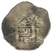 4 Reales - Felipe V, Peru, 1701-1728 reverse image