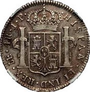 4 Reales - Fernando VII, Peru, 1808-1811 reverse image