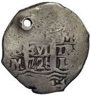 8 Reales - Luis I, Peru, 1725-1726 reverse image