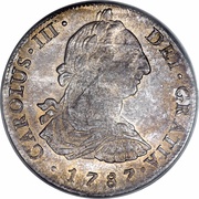 8 Reales - Carlos III Colonial Milled Coinage obverse image