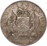 8 Reales Provisional Coinage obverse image
