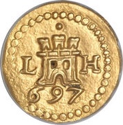 1 Escudo - Carlos II Colonial Cob Coinage obverse image
