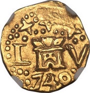 1 Escudo - Felipe V Colonial Cob Coinage obverse image