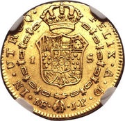 1 Escudo - Fernando VII, Peru, 1809-1811 reverse image